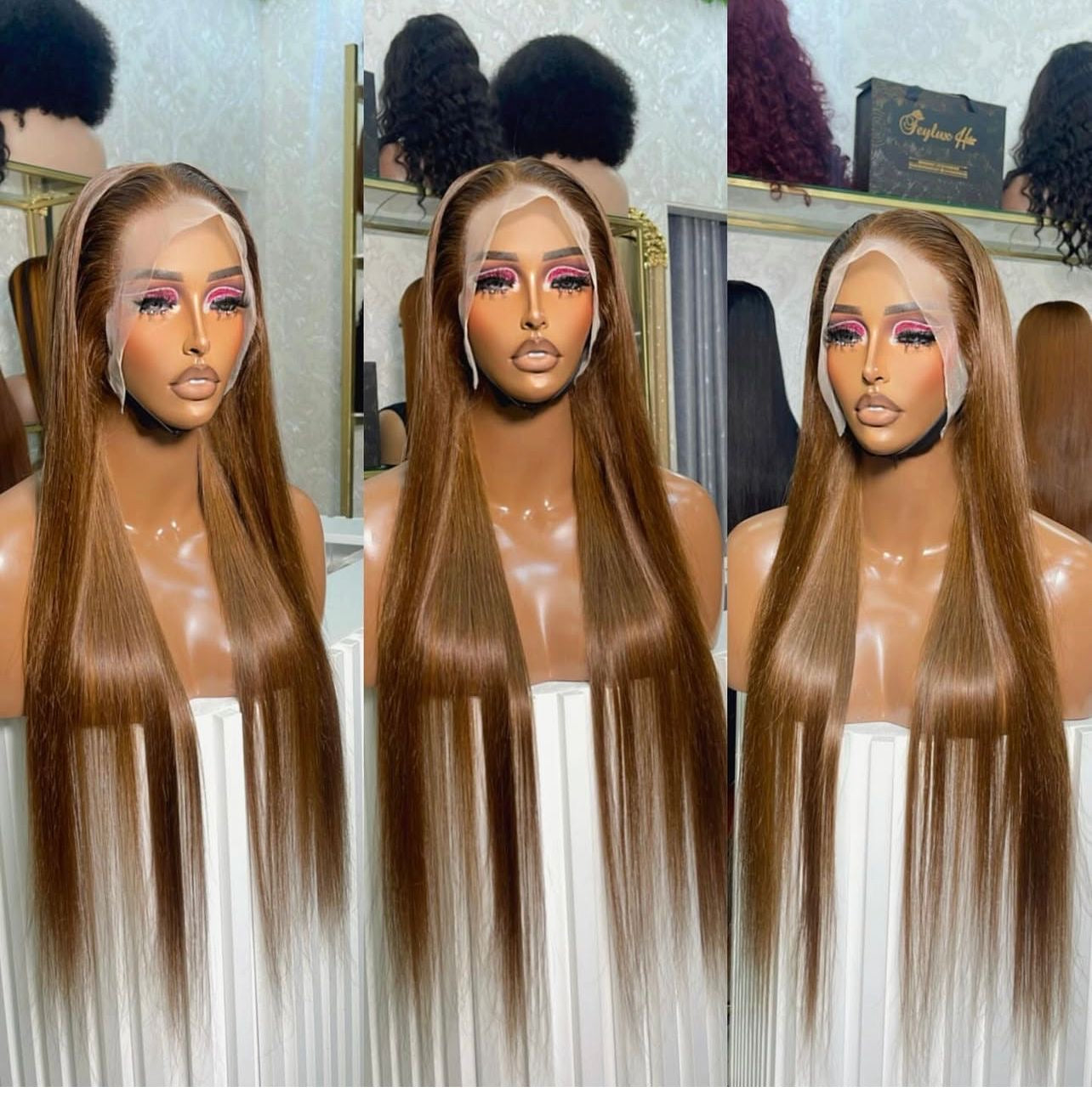 30” Chocolate Wig