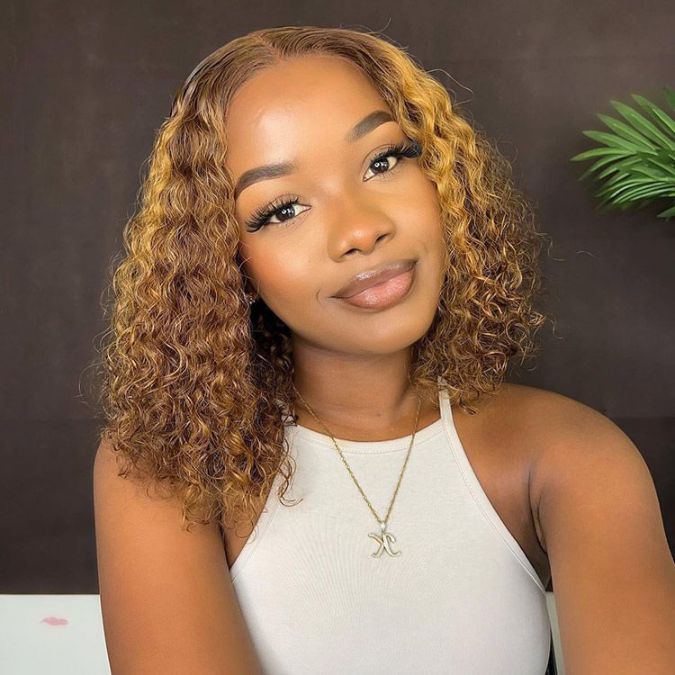 12” Glue-less highlight curls