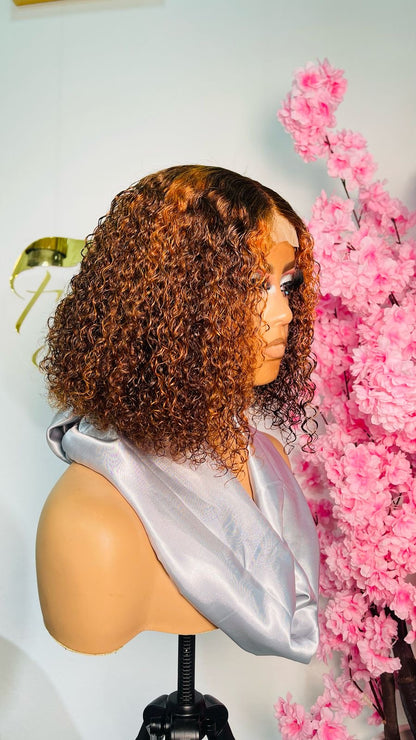 10” Jerry Curly Highlight Wig