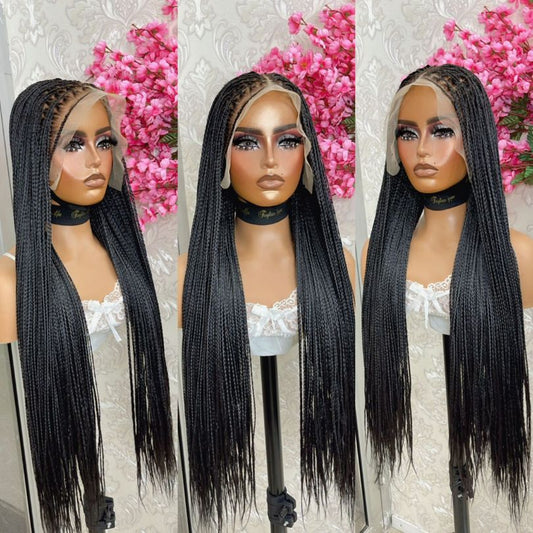 30 inch Black Bone Straight Braids