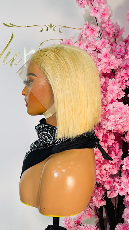 Blonde blunt cut wig