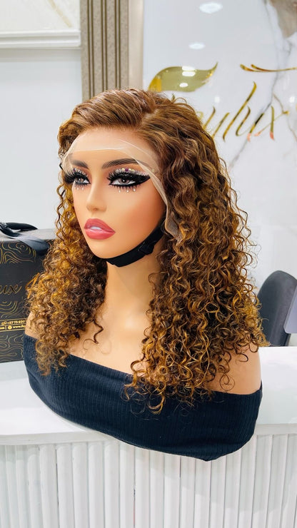 18” Double Drawn Curly