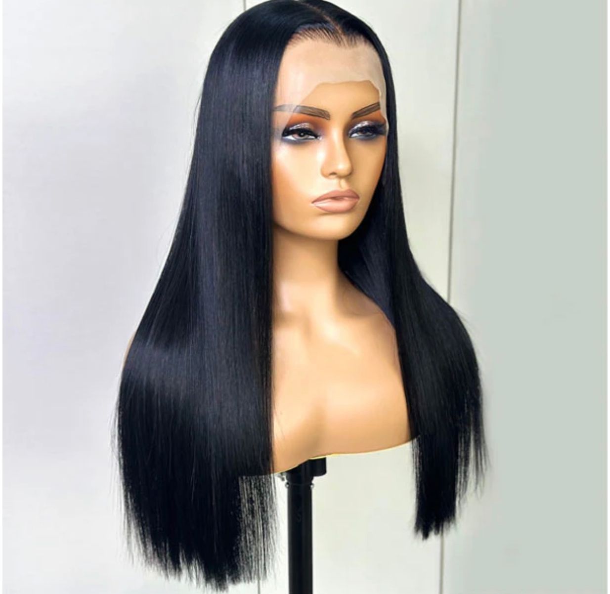 HD Lace Super Natural Bone Straight Glueless 13*4 Frontal Lace Wig