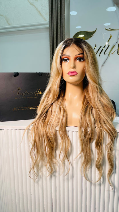 Highlight grey wavy unit