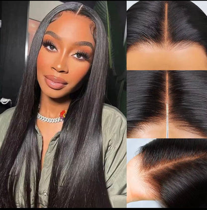 Full Frontal Double Drawn Straight Wig