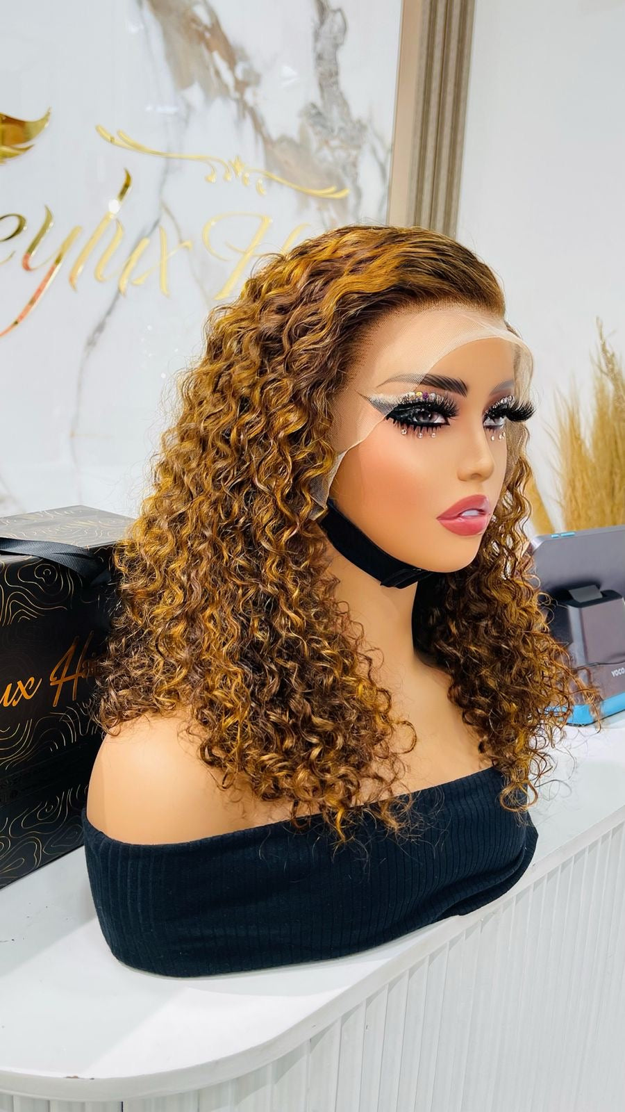 18” Double Drawn Curly