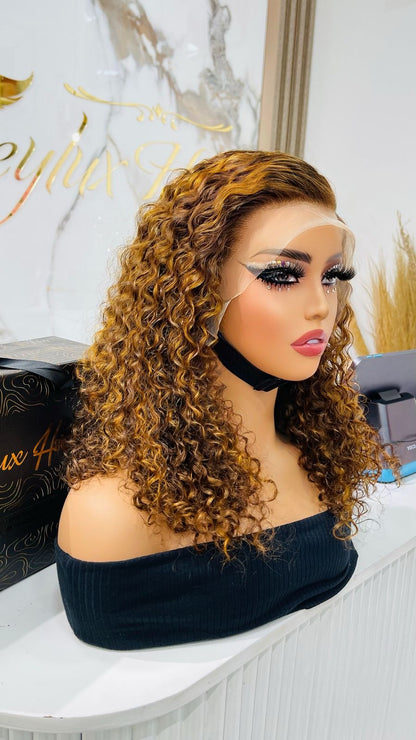 18” Double Drawn Curly