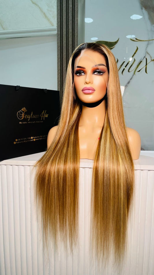 30” Honey Highlights Blonde