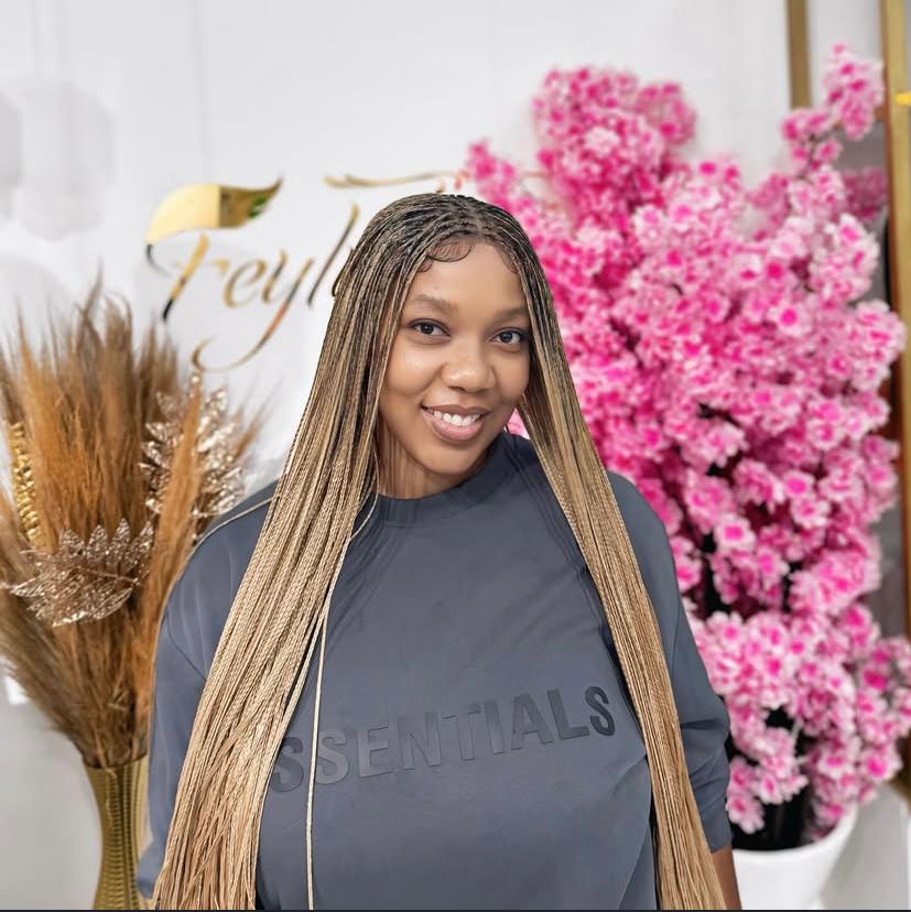 Blond Braided Wig