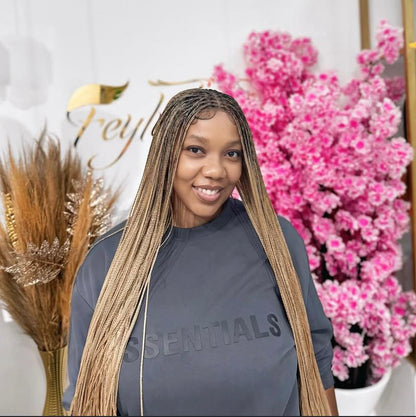 Blond Braided Wig